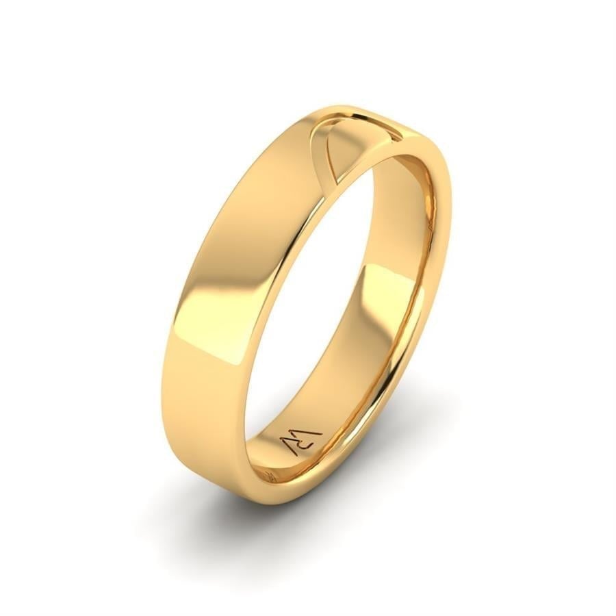 Alliances en Argent Plaqué Or jaune Homme Brilliant couple