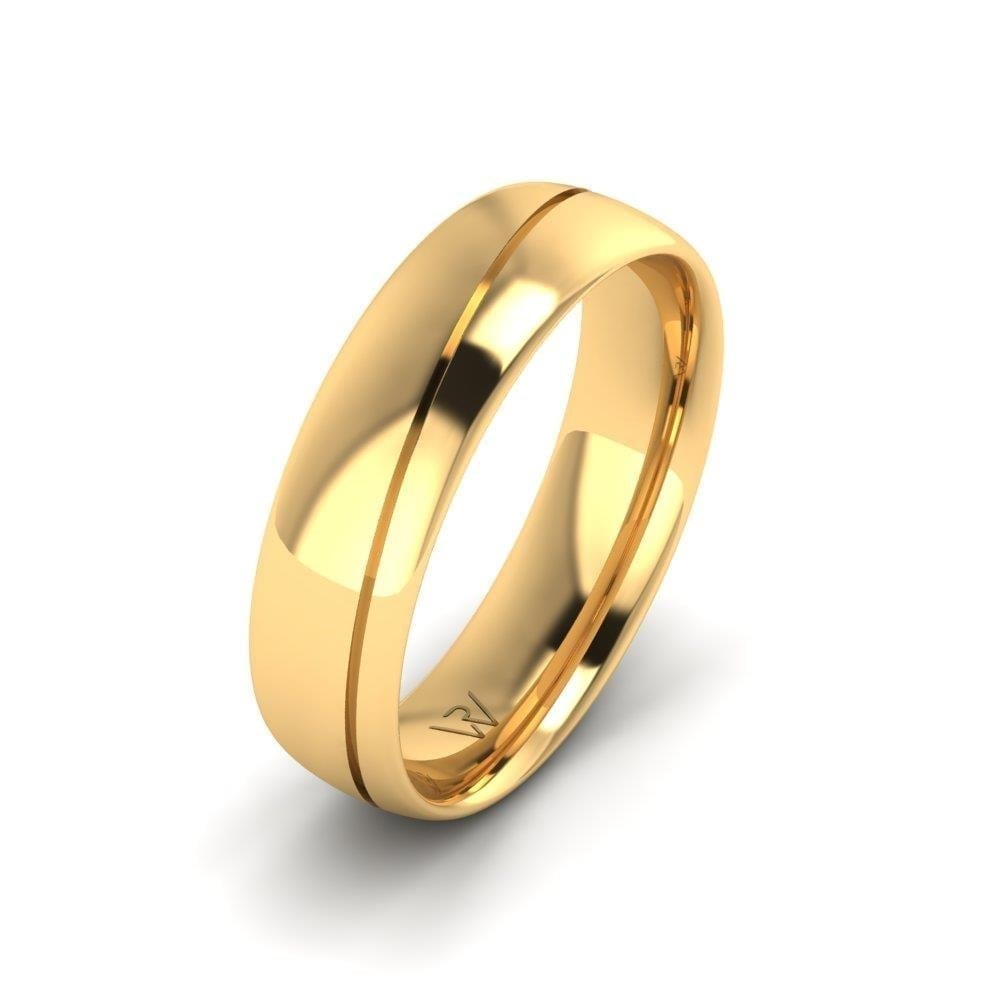 Alliances en Argent Plaqué Or jaune Homme Joyfulcircle