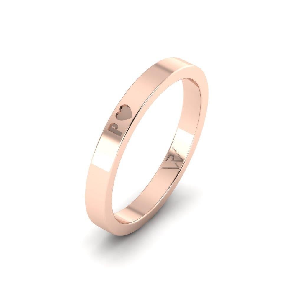 Alliances en Argent Plaqué Or Rose Femme Delight Flora