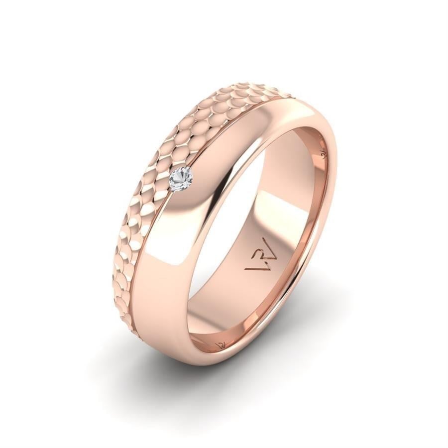 Alliances en Argent Plaqué Or Rose Femme Charming Cloud