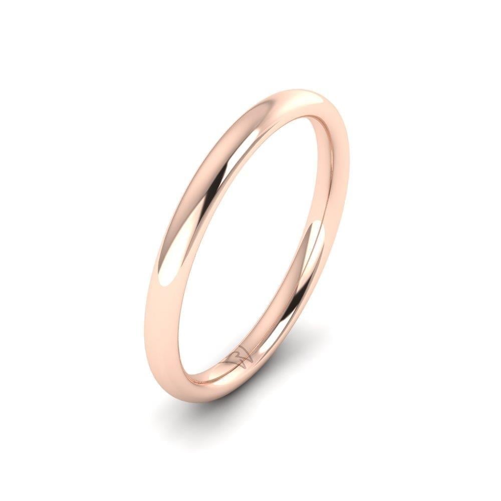 Alliances en Argent Plaqué Or Rose Homme Serenityrose