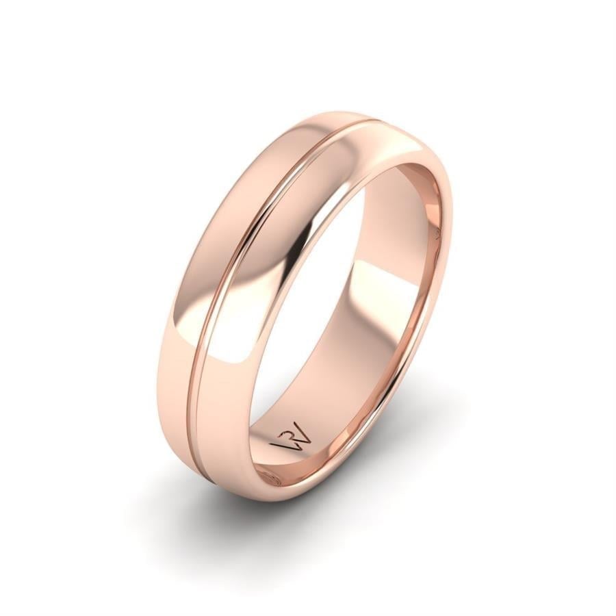 Alliances en Argent Plaqué Or Rose Homme Universe Lyra