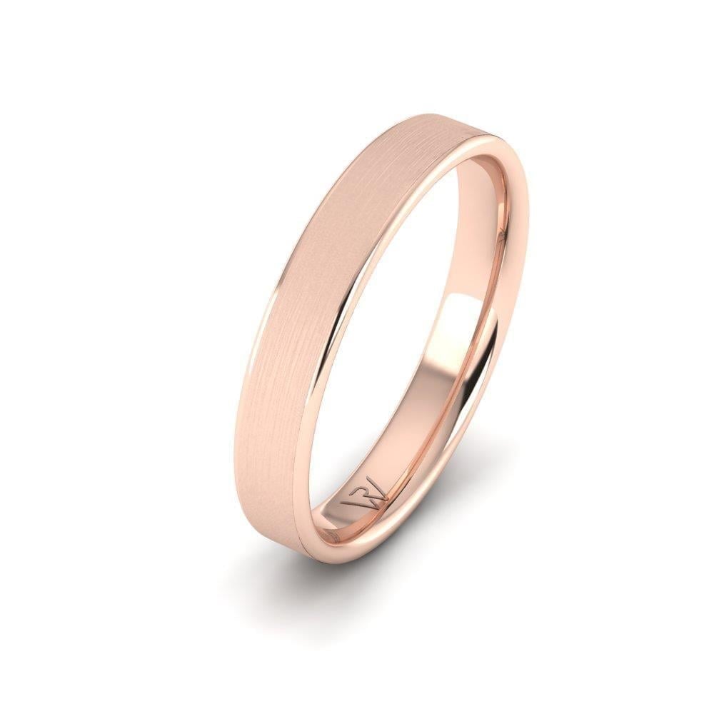 Alliances en Argent Plaqué Or Rose Homme Radiantify