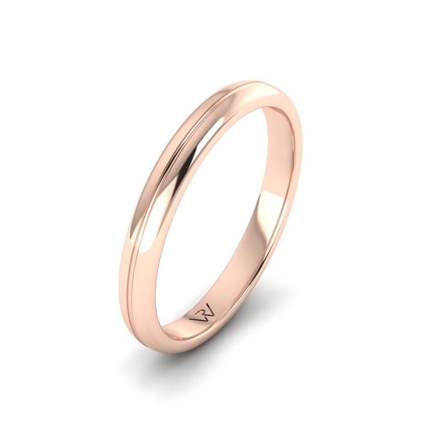 Alliances en Argent Plaqué Or Rose Homme Limoges
