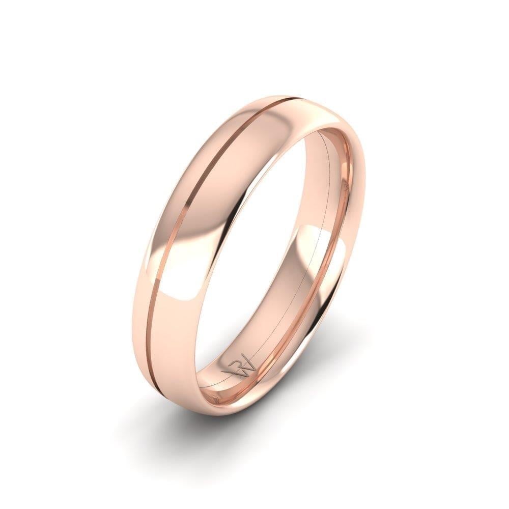 Alliances en Argent Plaqué Or Rose Homme Eternaltwist