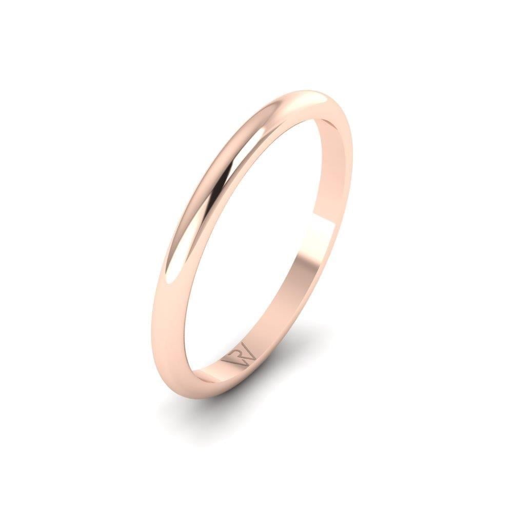 Alliances en Argent Plaqué Or Rose Homme Passionnément