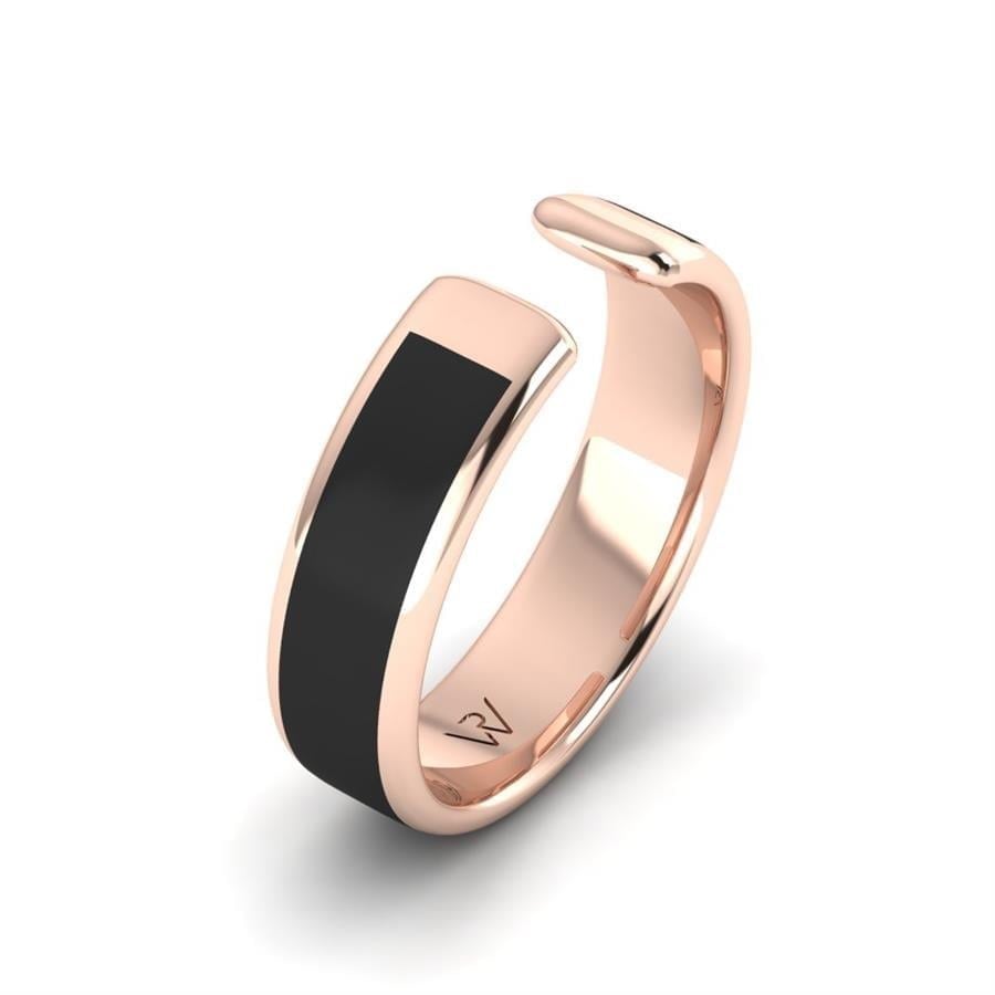 Alliances en Argent Plaqué Or Rose Homme Bright Sun