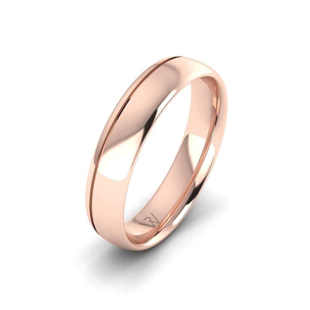 Alliances en Argent Plaqué Or Rose Homme Eternalglimpse
