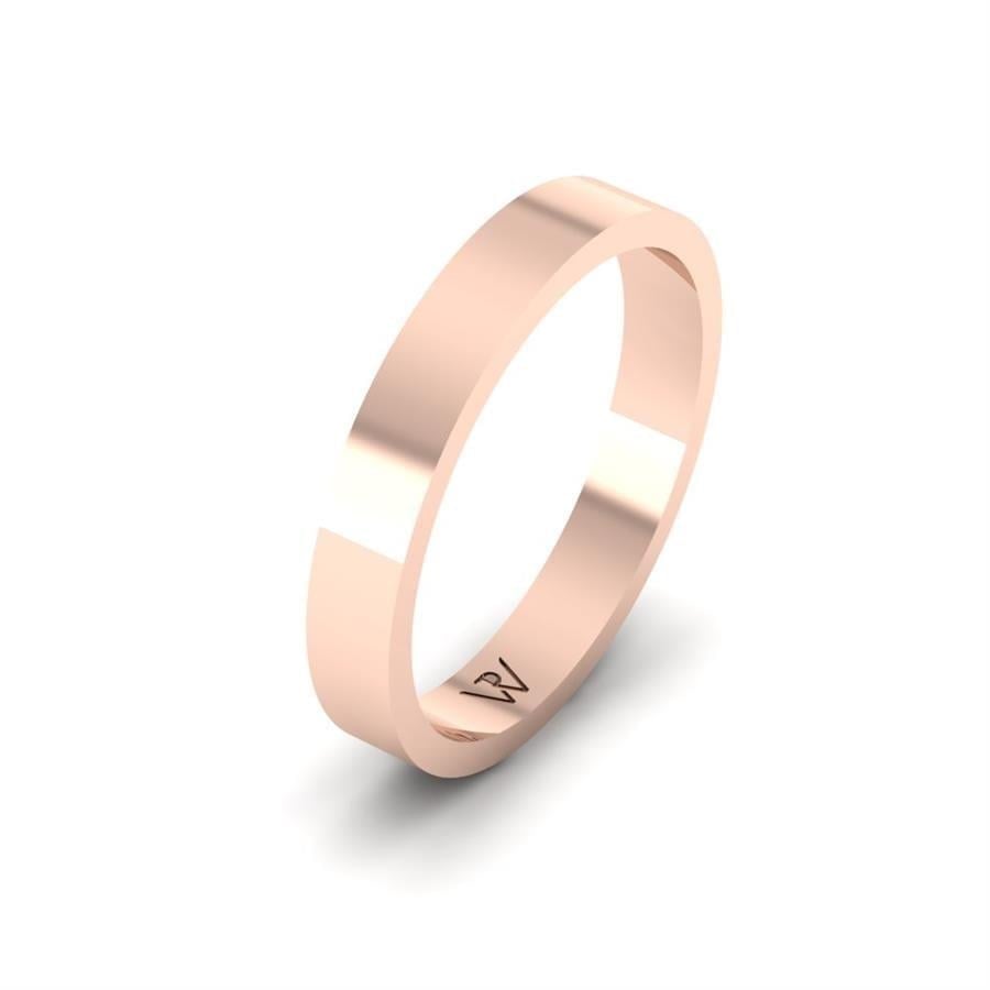 Alliances en Argent Plaqué Or Rose Homme Floralet