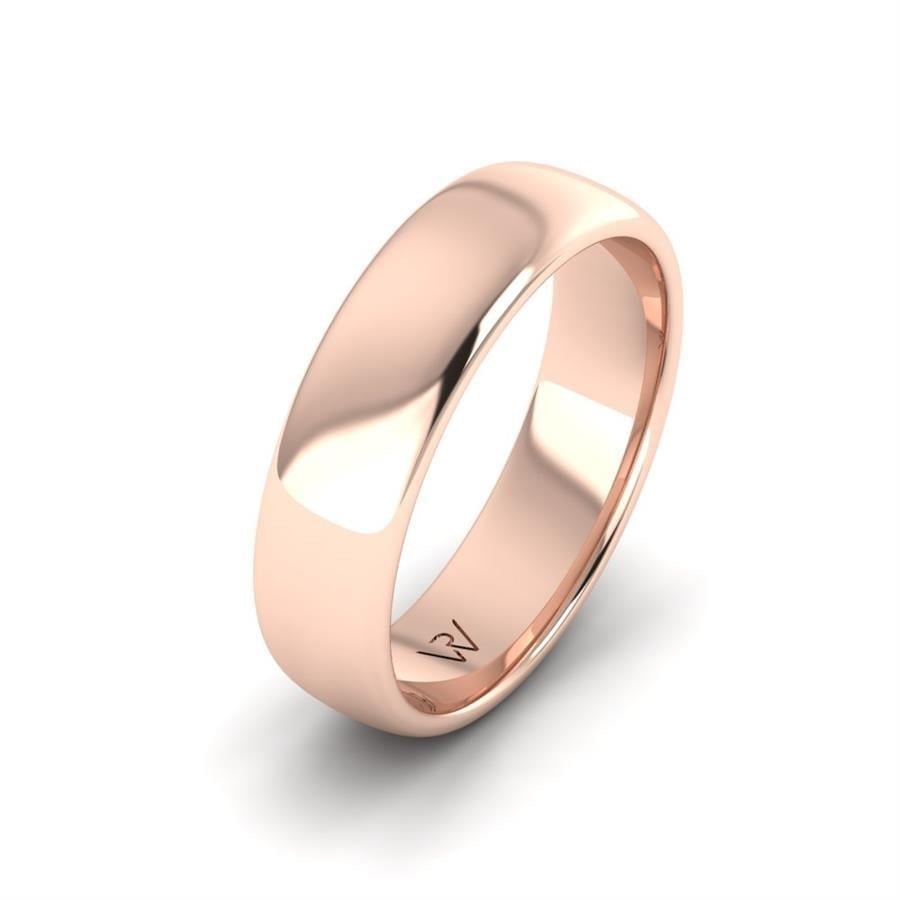 Alliances en Argent Plaqué Or Rose Homme Glamorous Light