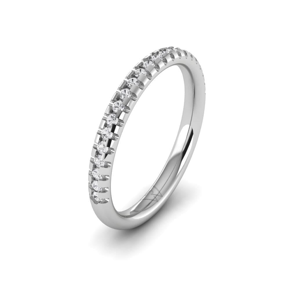 Alliances en Argent Rhodié couple Serenityrose Oxyde de Zirconium
