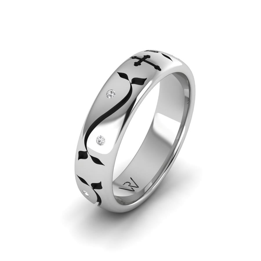 Alliances en Argent Rhodié Femme Infinite Shake