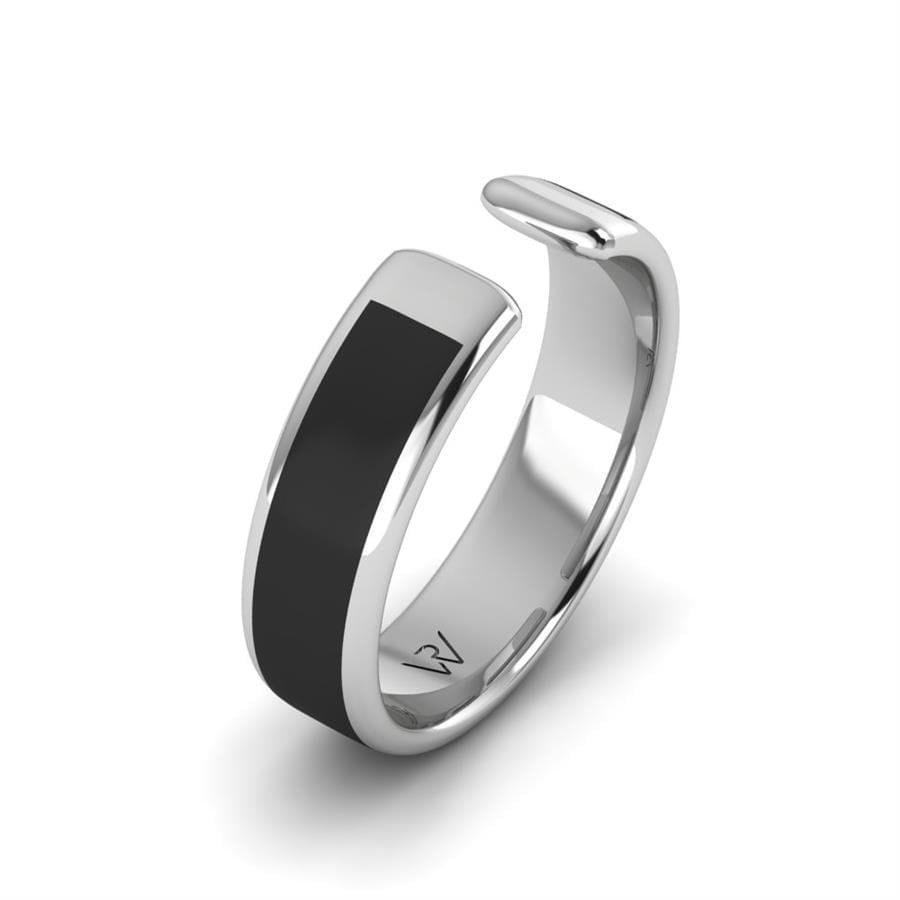 Alliances en Argent Rhodié Homme Bright Sun