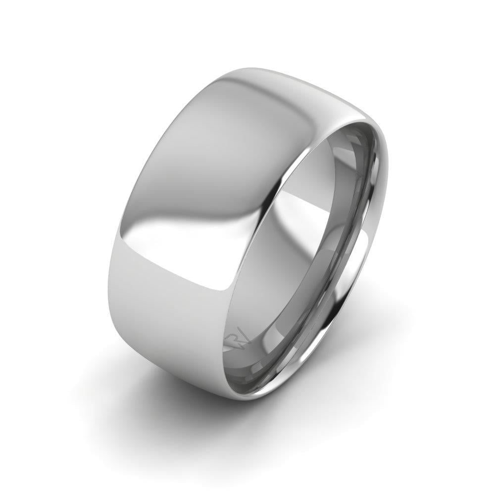 Alliances en Argent Rhodié Homme Câlin