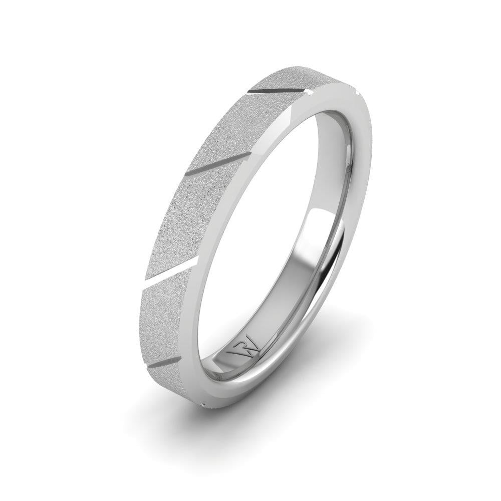 Alliances en Argent Rhodié Homme EnchantedCircle