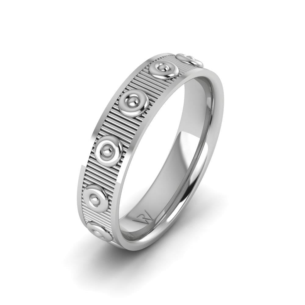 Alliances en Argent Rhodié Homme Endlessio