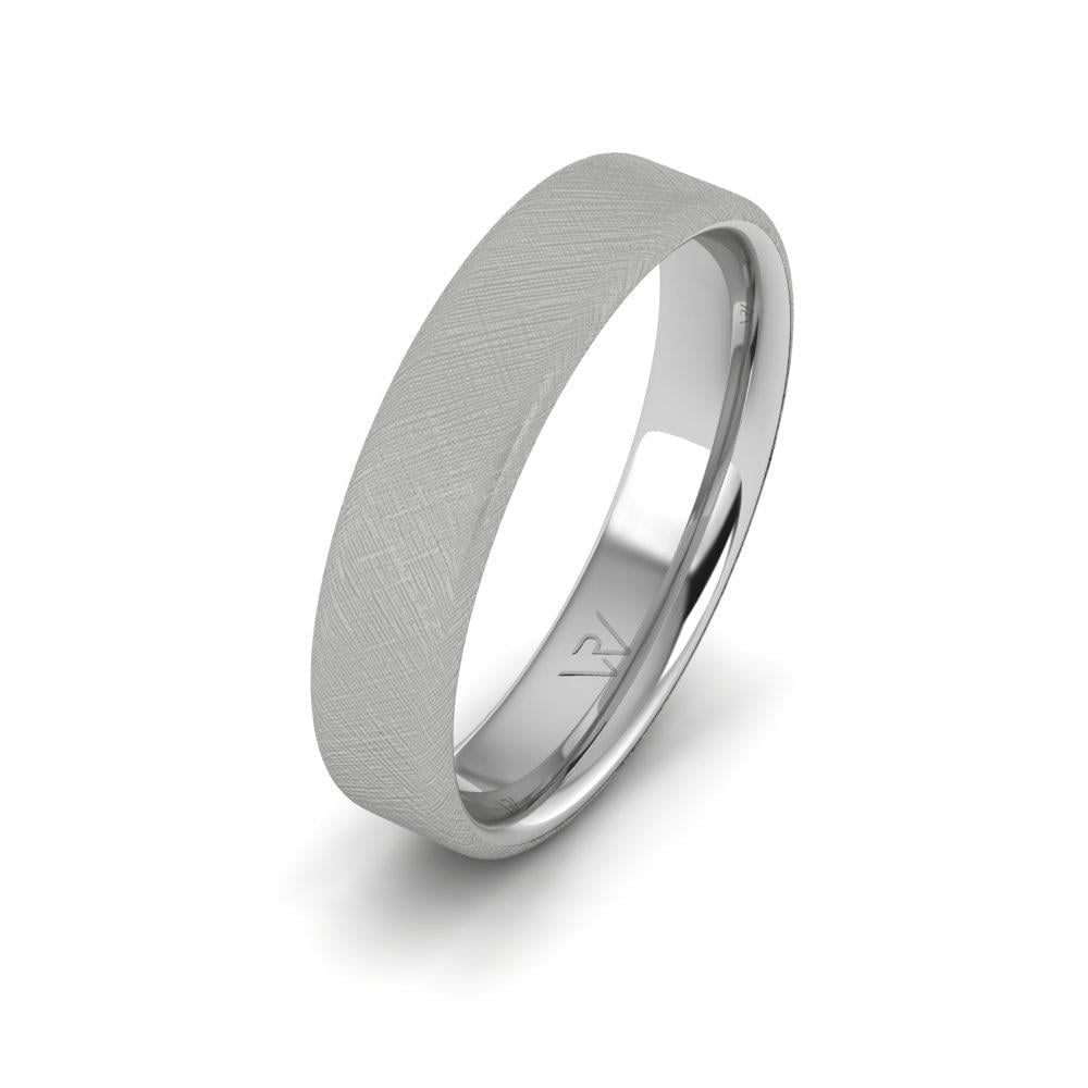 Alliances en Argent Rhodié Homme Scintilla