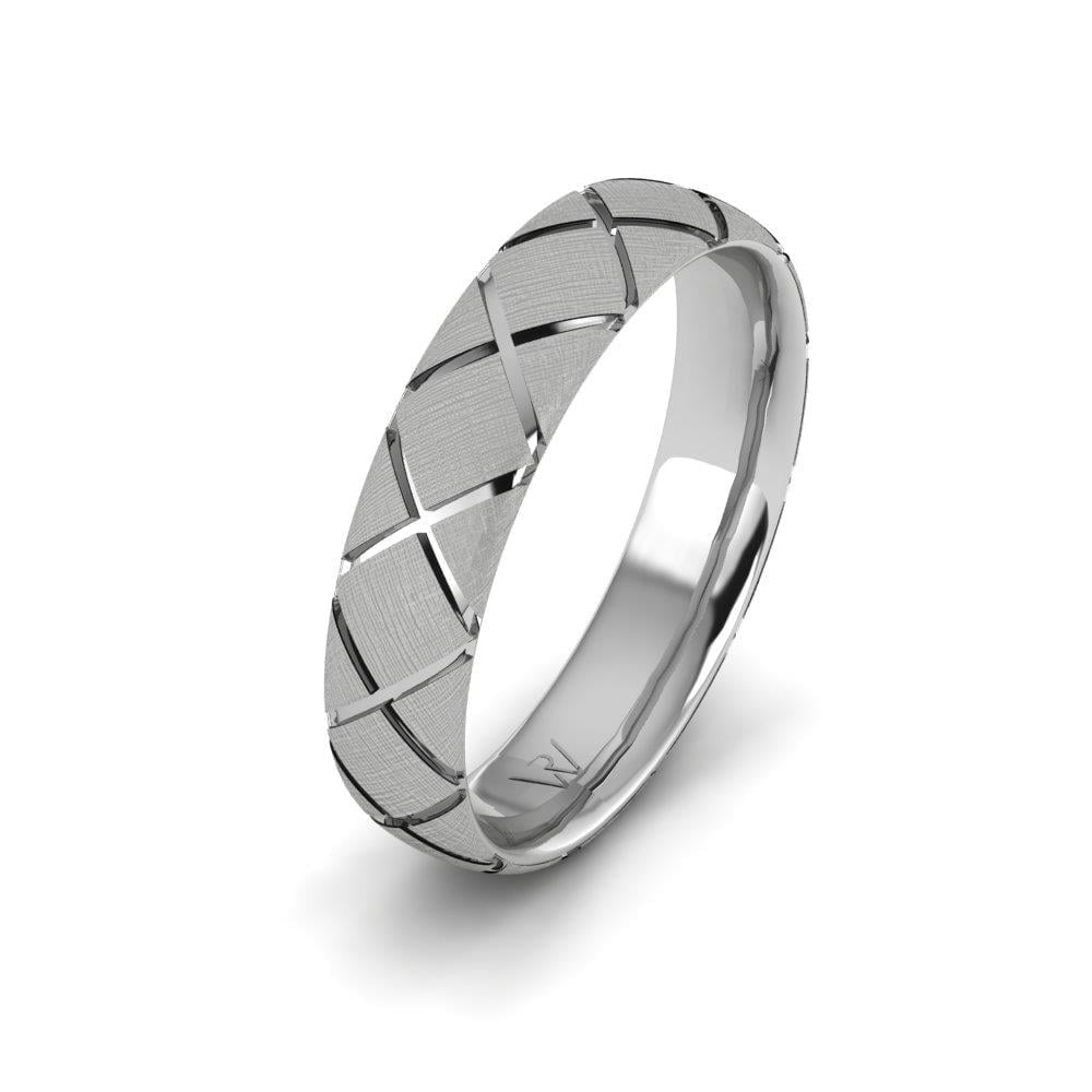 Alliances en Argent Rhodié Homme Twinklefy