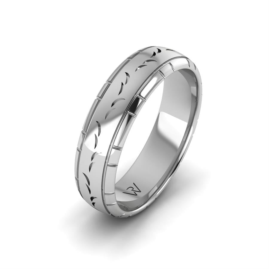 Alliances en Argent Rhodié Homme Venus