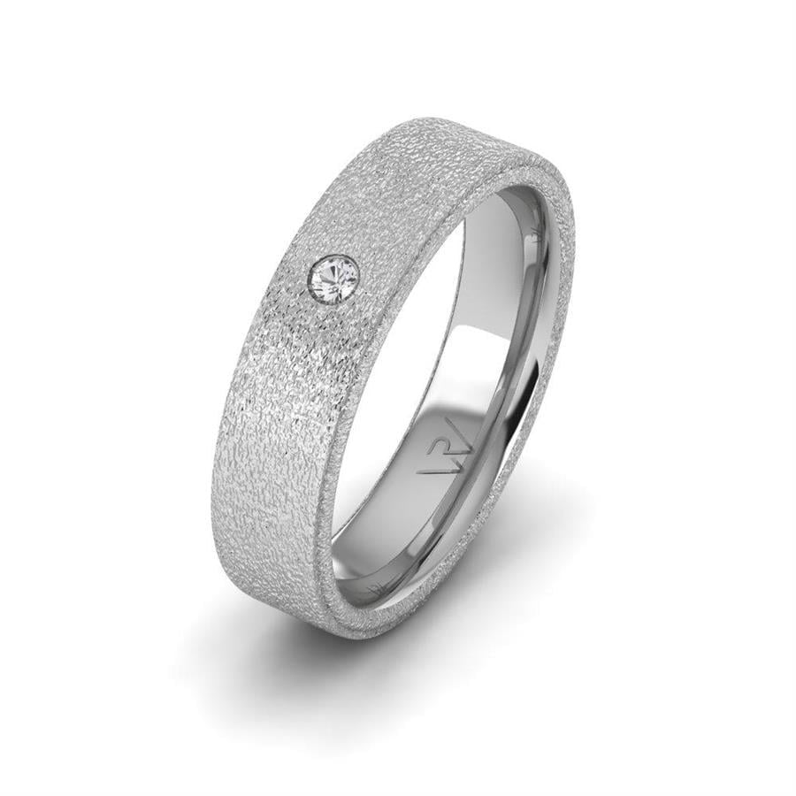 Alliances Femme en Platine Eterinty Oxyde de Zirconium