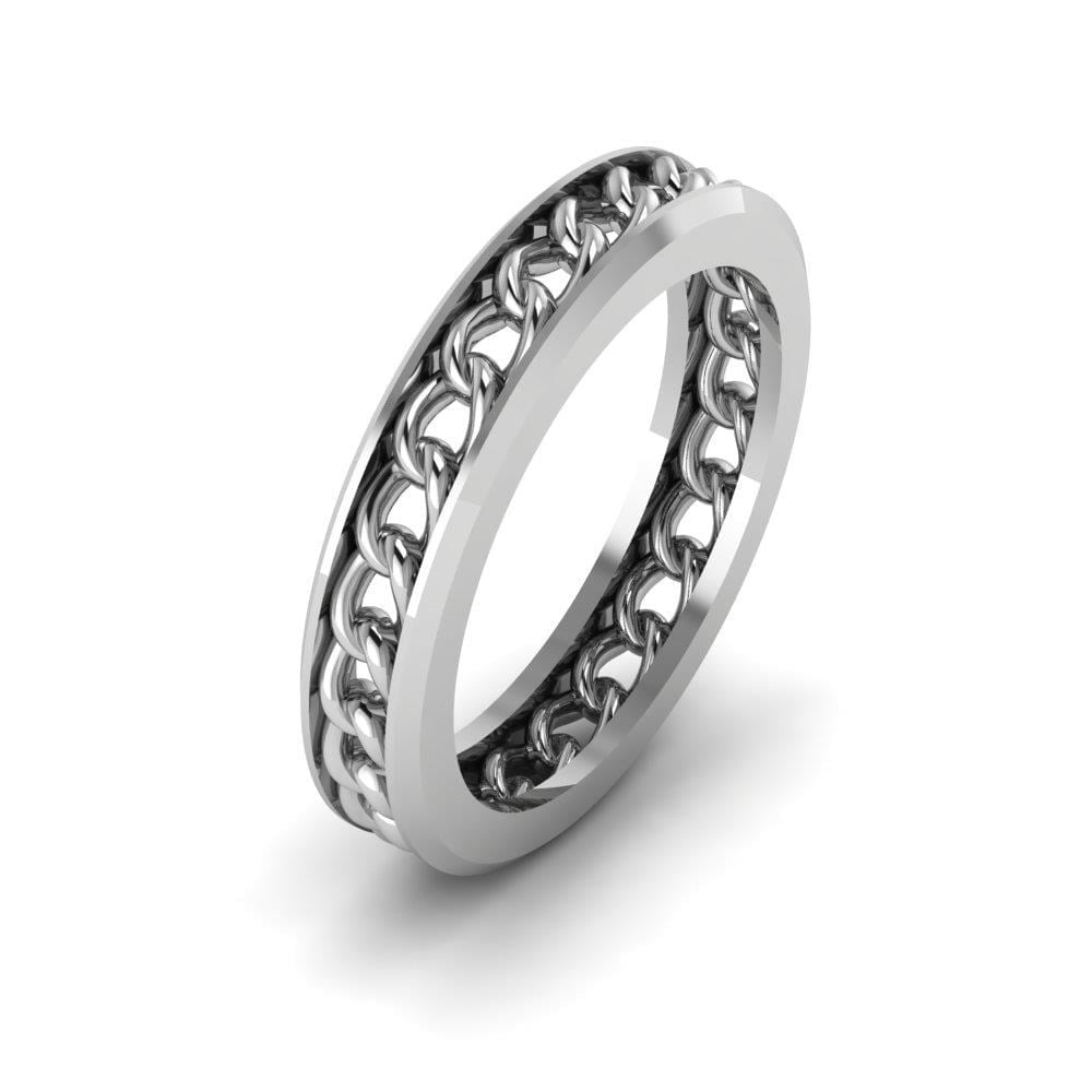 Alliances modernes femme Affectionflare Or Blanc