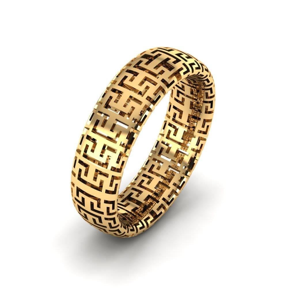 Alliances modernes femme Bloomheart Or Jaune
