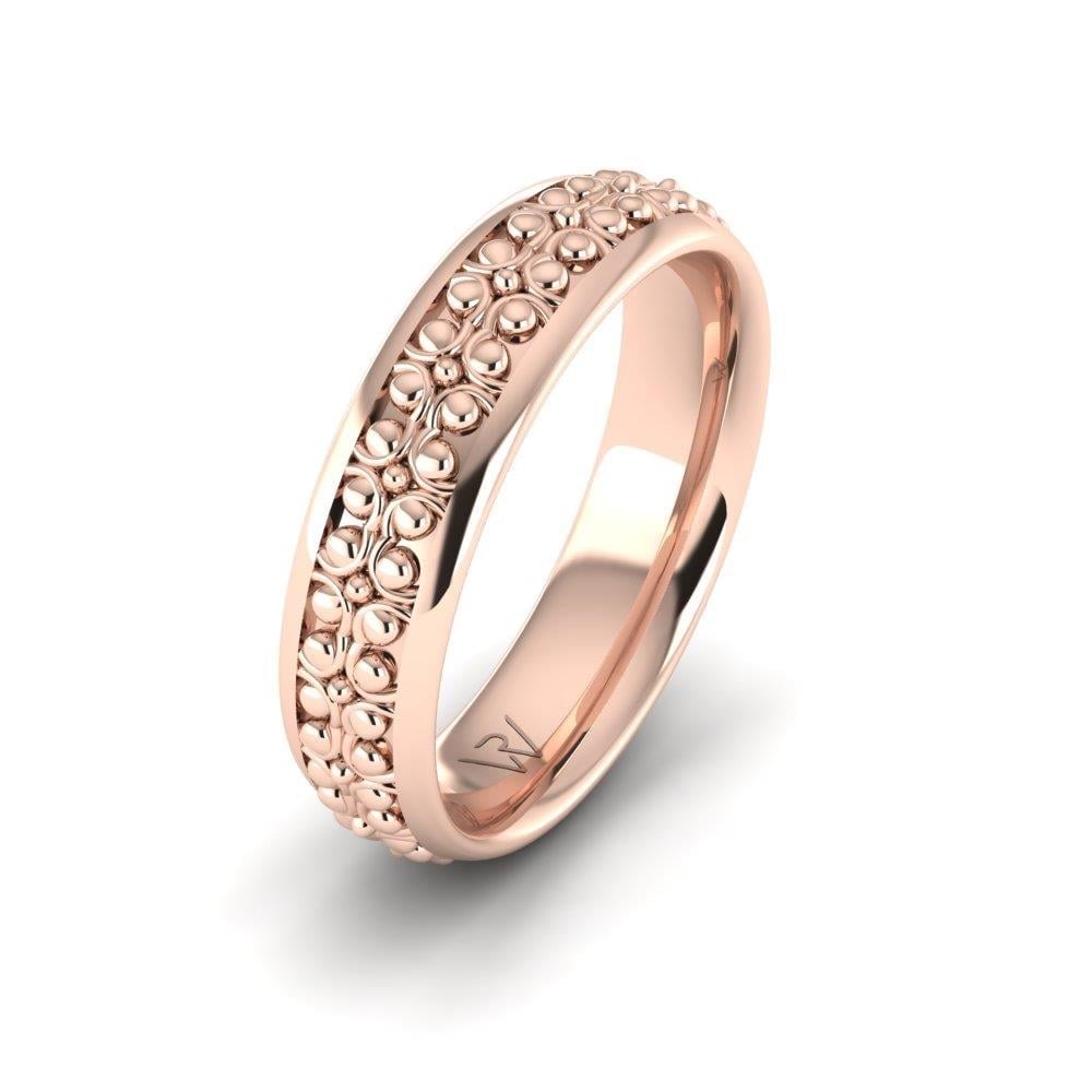 Alliances modernes femme CherishLoom Or Rose