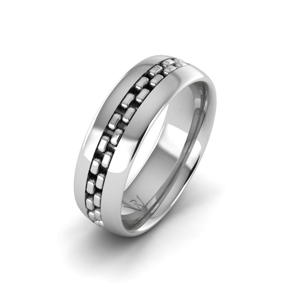 Alliances modernes femme Passion Or Blanc