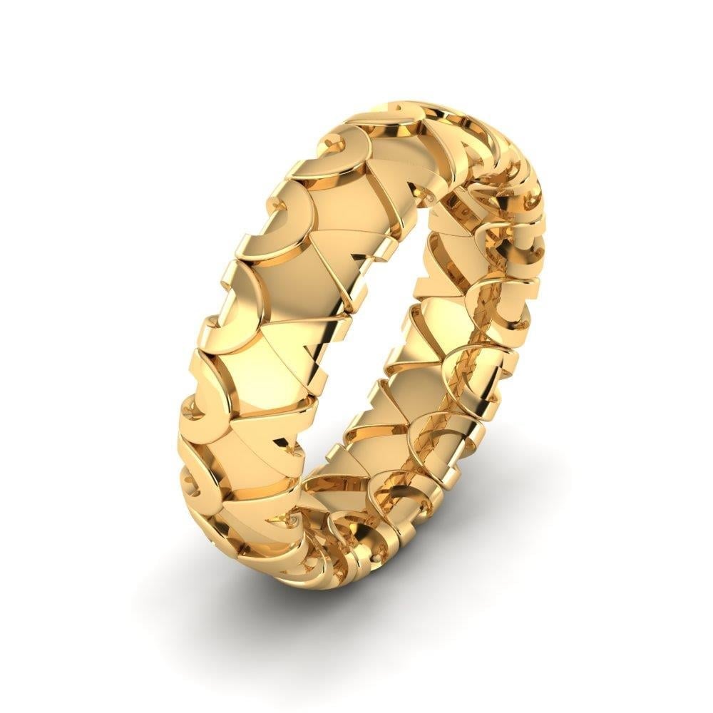 Alliances modernes femme Rosehaven Or Jaune