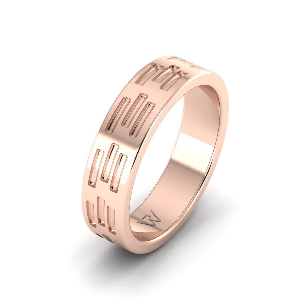 Alliances modernes femme Sereneflora Or Rose