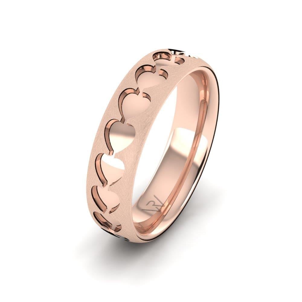 Alliances modernes femme Unitywave Or Rose