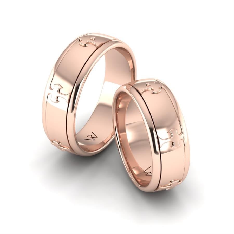 Alliances modernes Golden Perfection Or Rose