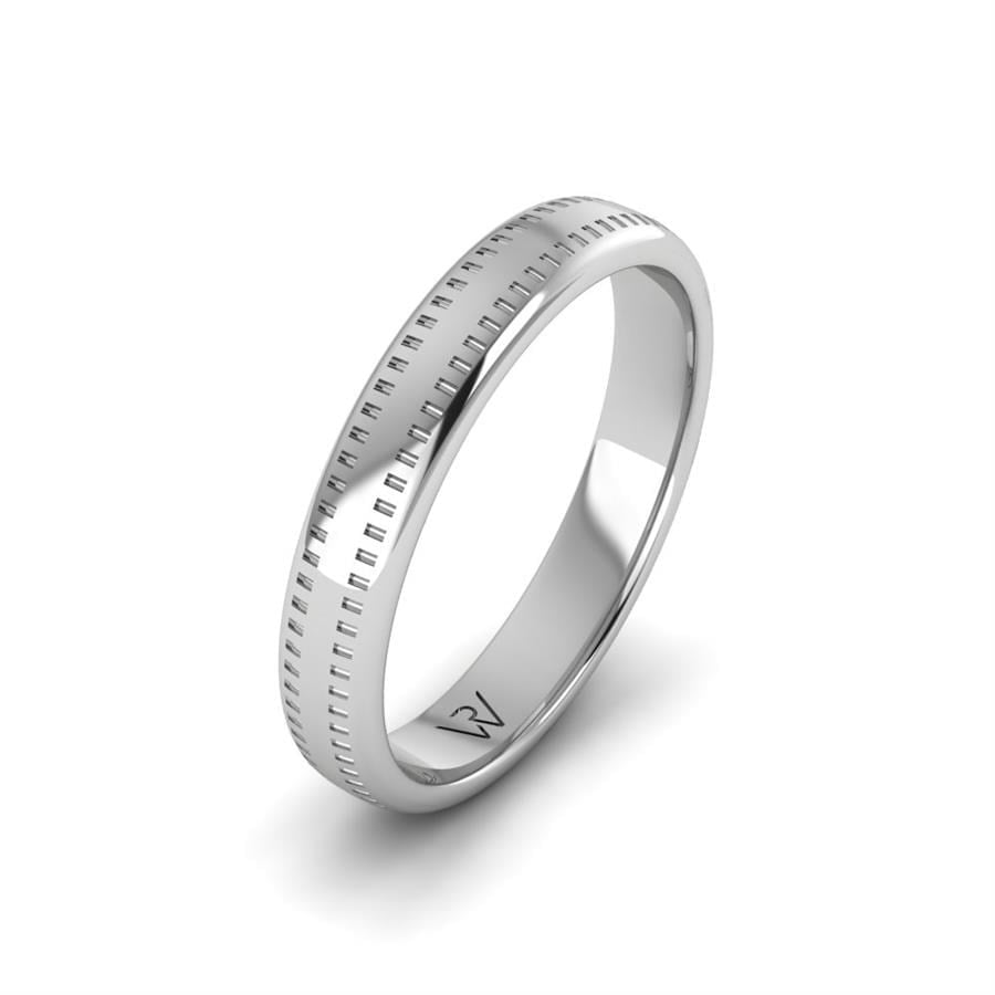 Alliances modernes homme Alluring Bird Or Blanc