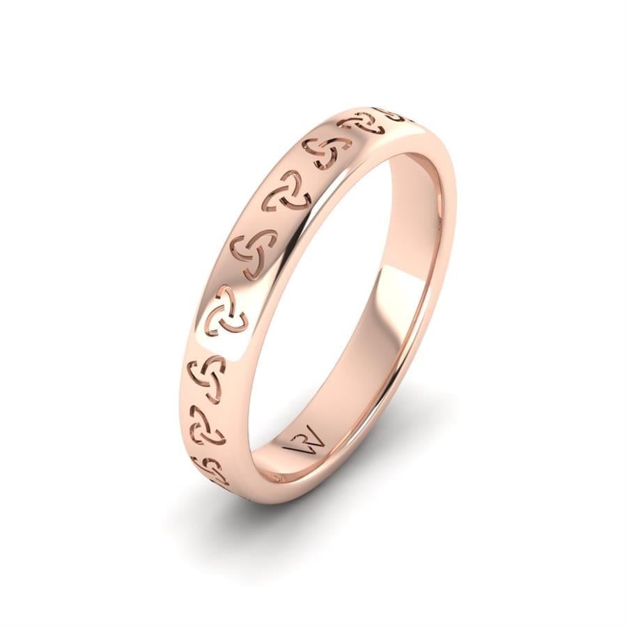 Alliances modernes homme Andrea Or Rose