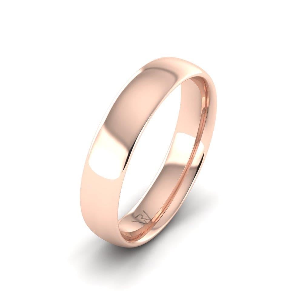 Alliances modernes homme CherishLoom Or Rose