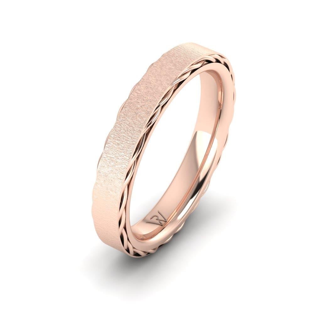 Alliances modernes homme DreamCirclet Or Rose