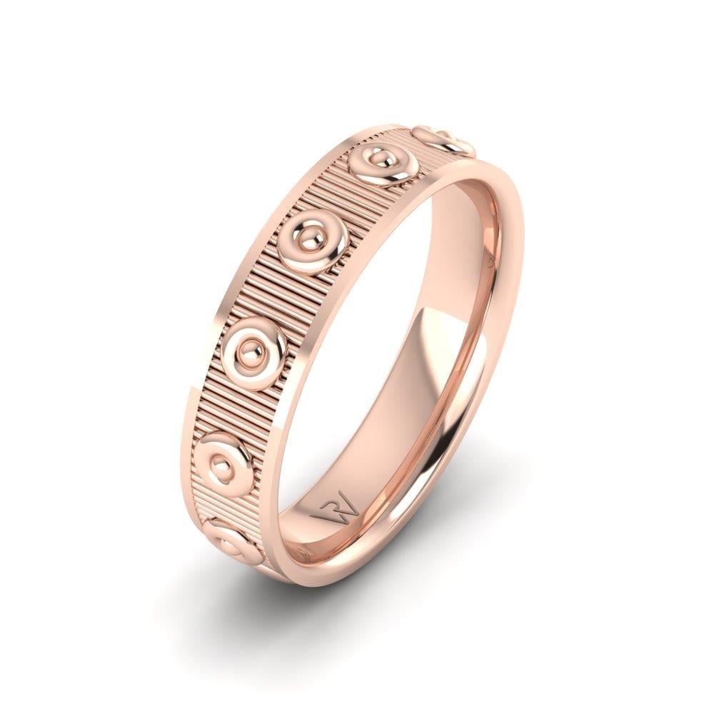 Alliances modernes homme Endlessio Or Rose