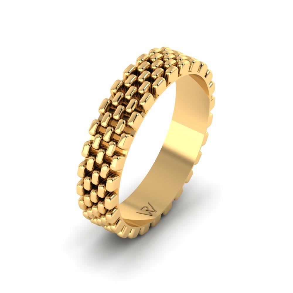 Alliances modernes homme Lovemeadow Or Jaune