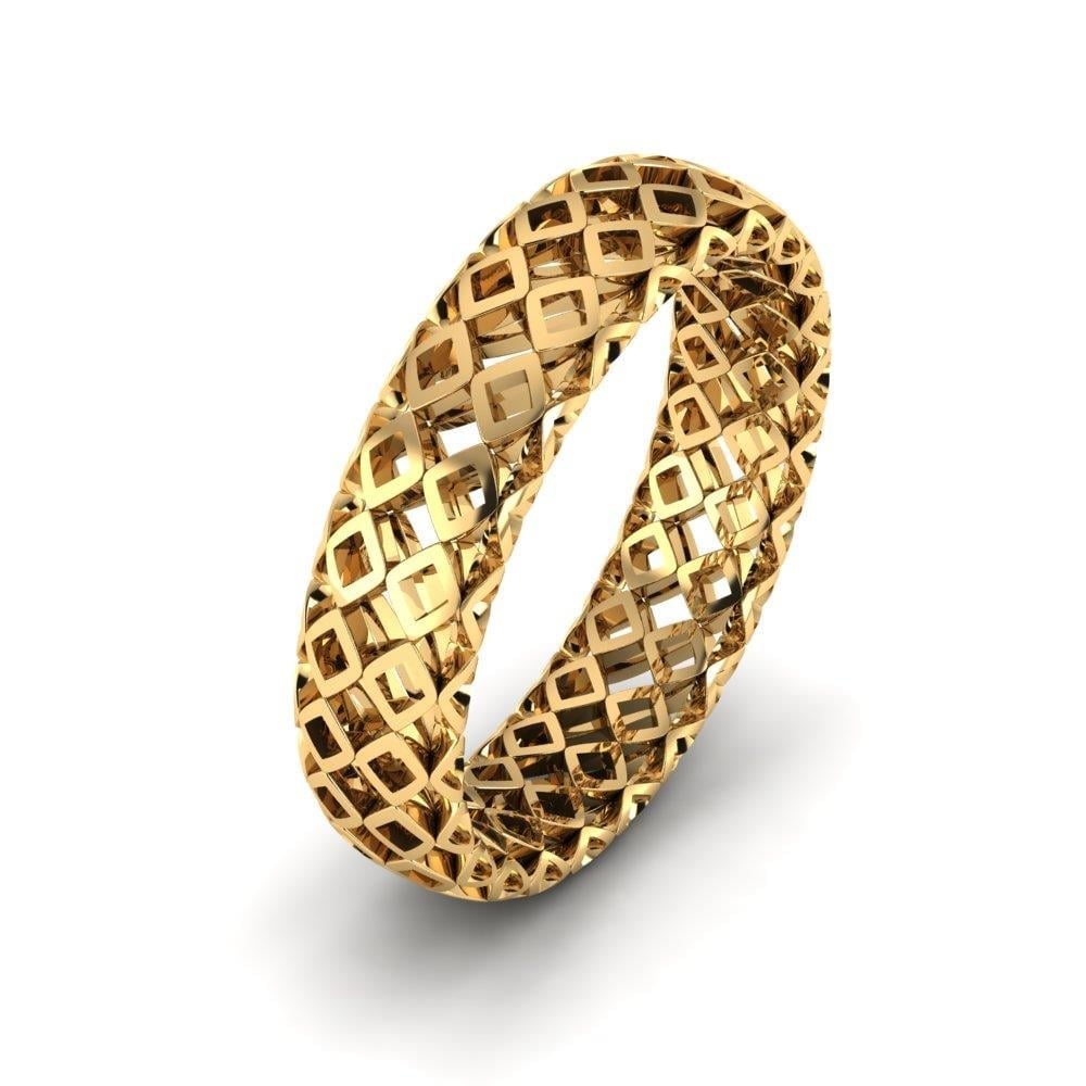 Alliances modernes homme Petalcharm Or Jaune