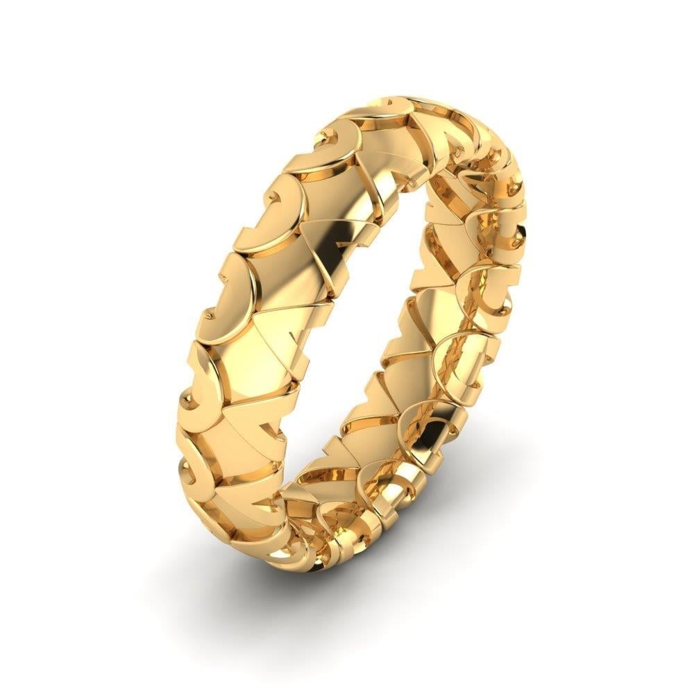 Alliances modernes homme Rosehaven Or Jaune
