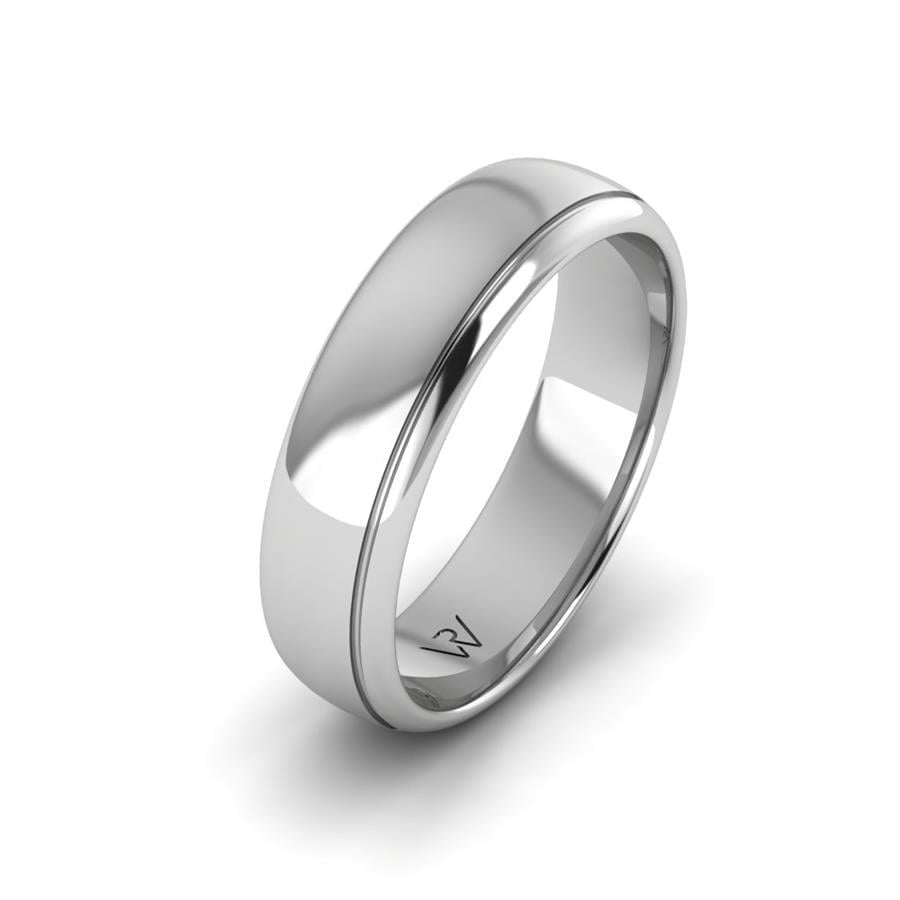 Alliances modernes homme Sparte Or Blanc