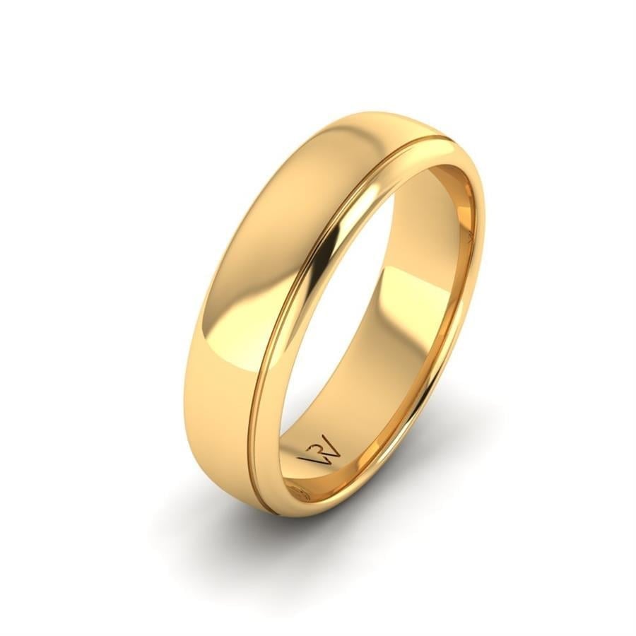 Alliances modernes homme Sparte Or Jaune