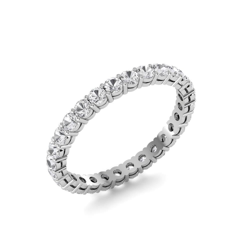 Bagues Toujours Or Blanc Oxyde de zirconium 1.15 ct