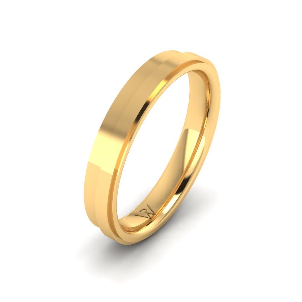 Devotedream Sarı Altın Erkek Klasik Alyans