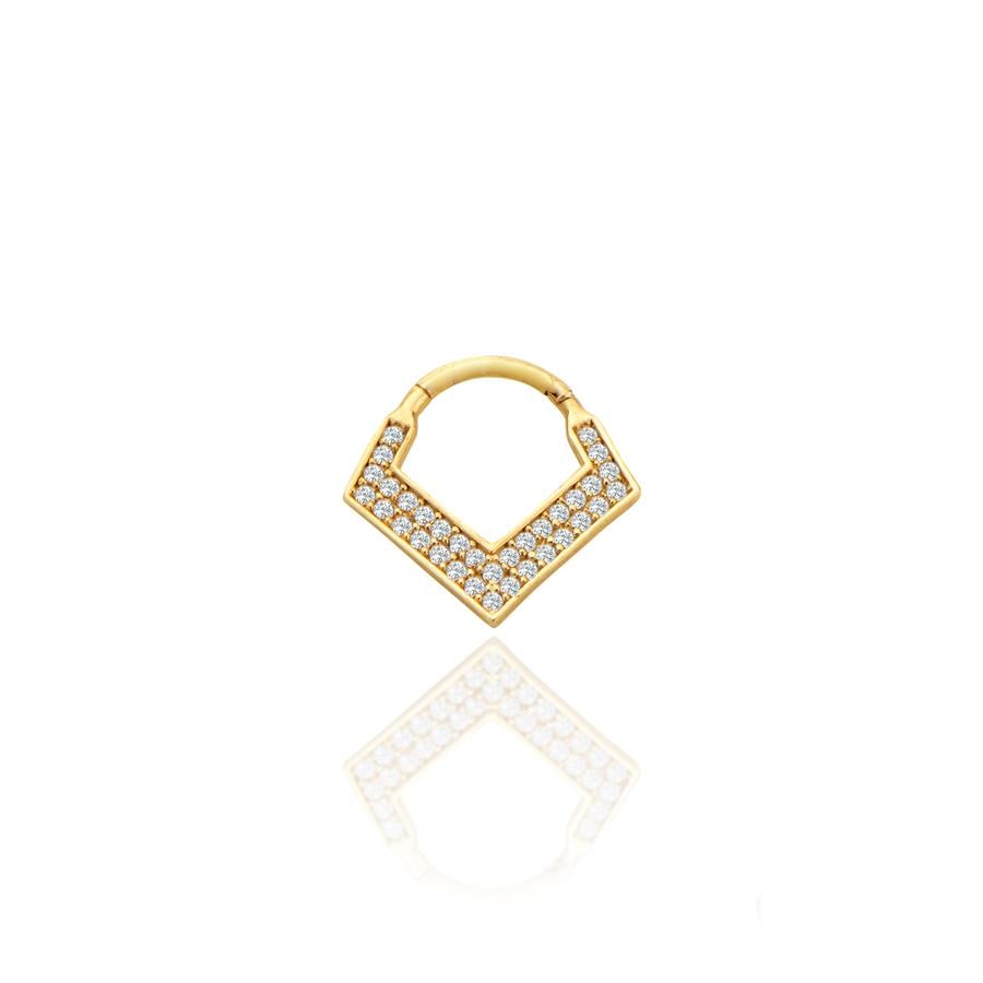 Anemon Zirkon Piercing