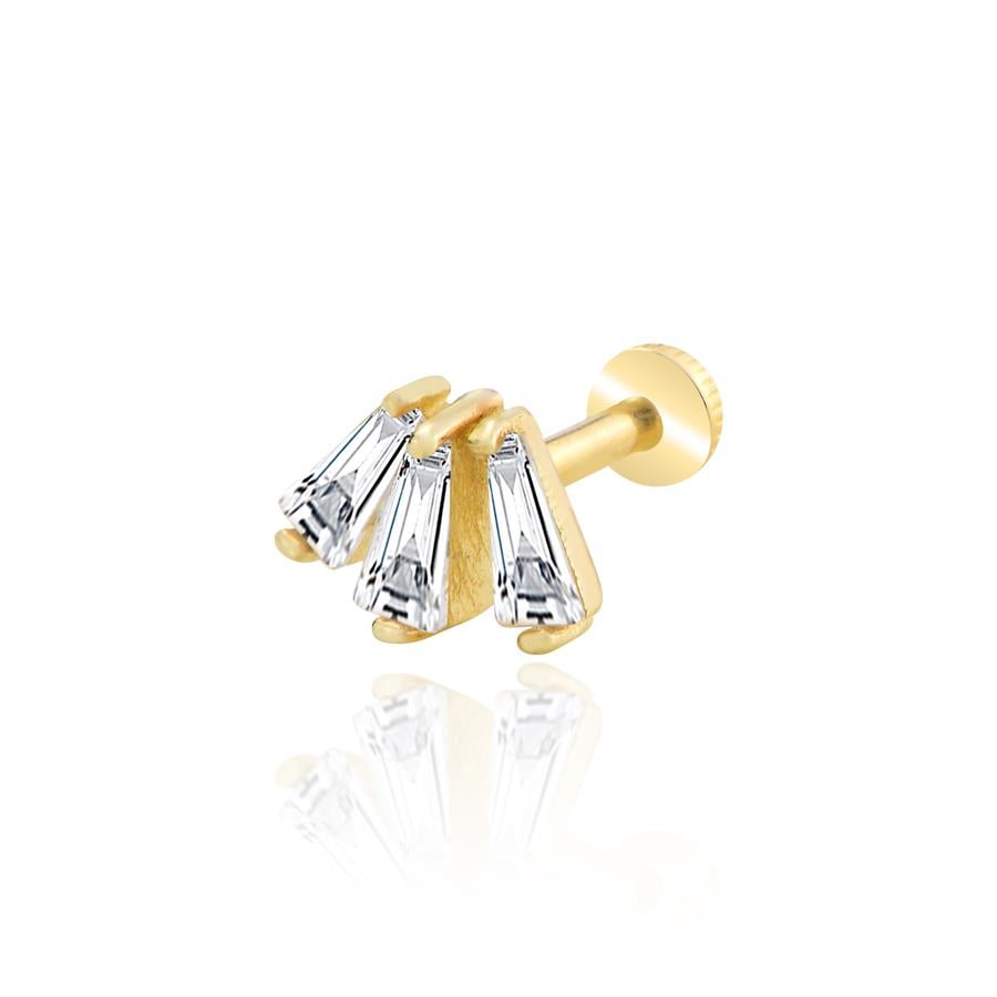 Bloomy Zirkon Piercing
