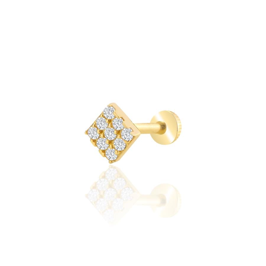 Bellflower Zirkon Piercing