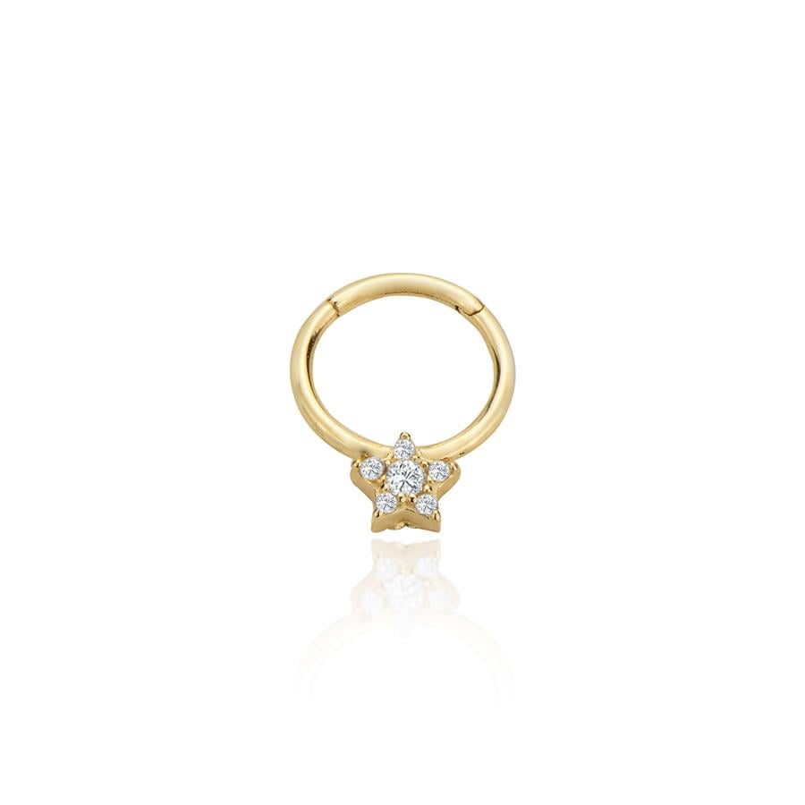 Parıldayan Zirkon Piercing