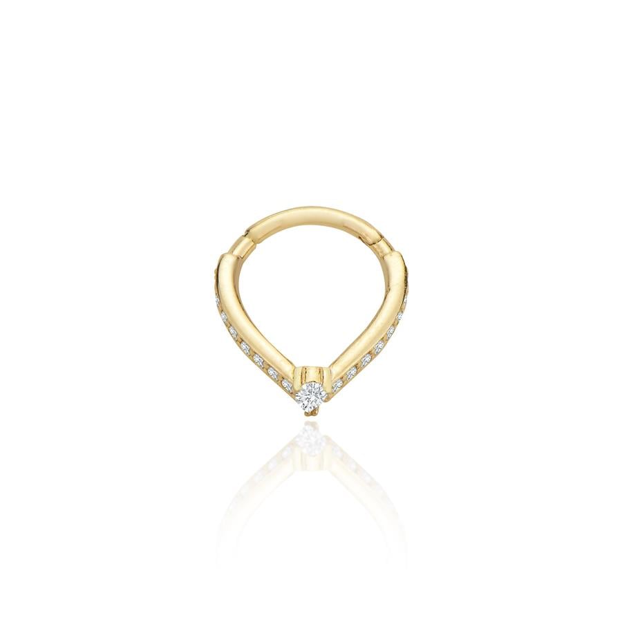 Parlayan Zirkon Piercing