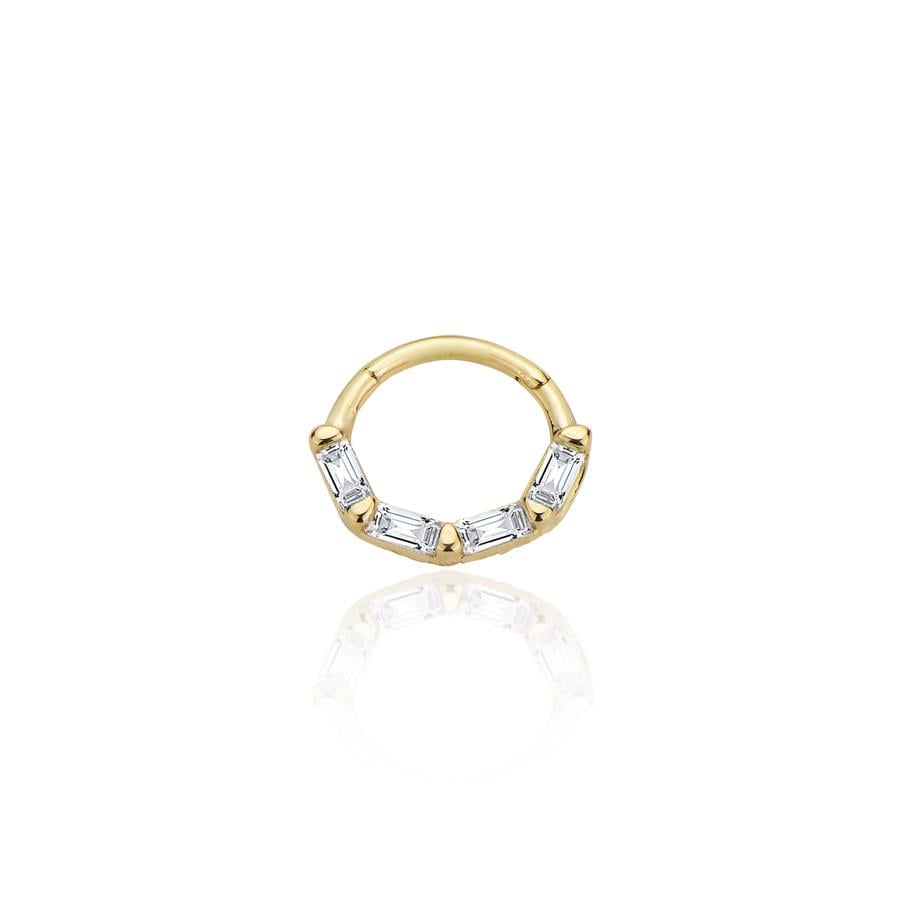 Zirkon Halo Piercing